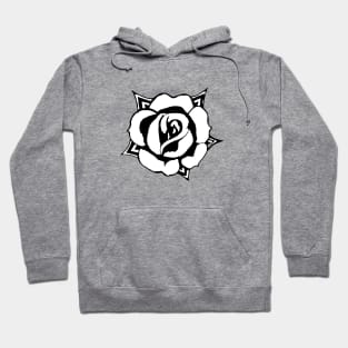 Chevron Rose Hoodie